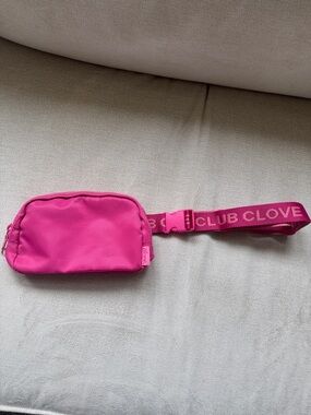 Club Clove Hot Pink Crossbody Belt Bag